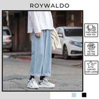 Quần Jean Nam Ống Suông Rộng, Quần Bò Nam Ống Suông Rộng phong cách Hàn Quốc SR01 - Top Trend 2022