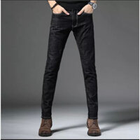 Quần Jean Nam Ống Suông Trung Niên