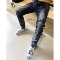 Quần jean nam rách co giãn, quần jean nam size lớn