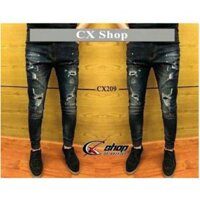 Quần jean nam rách cực bụi