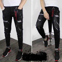 Quần Jean nam rách gối - 28