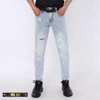 Quần jean nam rách gối chất bò cao cấp  cực đẹp, quần rin nam  Nhiều mẫu mới.