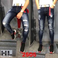 Quần jean nam rách thời trang