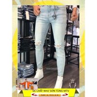 Quần Jean Nam Skinny chính hãng, giá tốt,quần jean nam rách đẹp