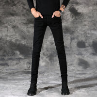 Quần Jean Nam Skinny Đen Trơn SZone SQ602B - 29