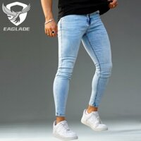 Quần Jean Nam skinny eaglade Màu Xanh Lam Co Giãn 802