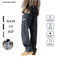 Quần Jean Nam Suông Ống Rộng, Quần Bò Cạp Dây Chun Phong Cách Hàn Quốc - Jean55
