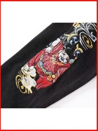 ♞,♘,♙Quần jean nam thêu Thor sang trọng Evisu Quần thẳng dáng rộng SẴN SÀNG & HÀNG