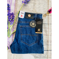 Quần jean nam trung niên ống suông dáng cổ điển cao cấp (chất vải cotton 100% ko giãn)