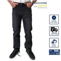 Quần Jean Nam Xám Lông Chuột Cao Cấp KAZATA Co Giãn Quần Bò Nam Vải Không Phai VNXK