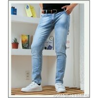 quần jean nam XANH BẠC S5678 chất jean giãn tốt MẪU-PL313