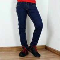Quần jean nam xanh trơn có size đại