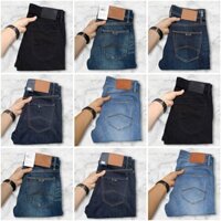 Quần Jean Nam Xuất Khẩu - Quần Jean Dài Wash ống đứng, co giãn, mềm mại, thoải mái - MAXXLOOK JEAN