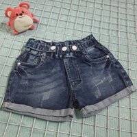 Quần jean ngắn lật lai