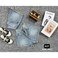 Quần jean ngắn xanh