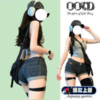 Quần jean ngắn y2k