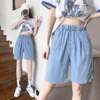 Quần jean ngố nữ lưng thun co giãn form đẹp chuẩn loại 1