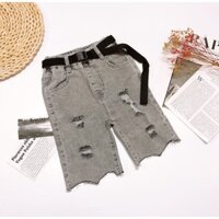 Quần jean ngố rách bé gái (12kg đến 23kg)