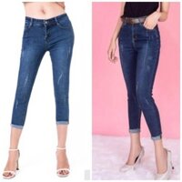 Quần jean nữ 9 tấc skinny co giãn ôm, quần bò 9 tấc nữ