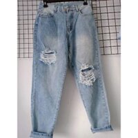 QUẦN JEAN NỮ BAGGY RÁCH