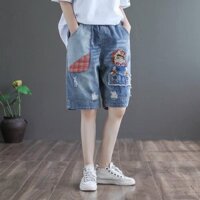 quần jean nữ bigsize, quần jean nữ cạp cao, quần ngố Jean