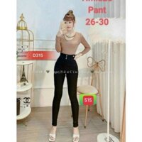 Quần jean nữ cao cấp lưng cao hàng hiệu chuẩn shop siêu hót phong cách hàn quốc thời trang M'LEE SHOP T318