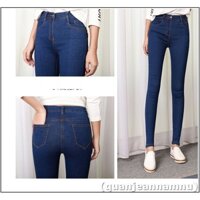 Quần jean nữ DÀI XANH (2DA) LƯNG CAO CHẤT GIÃN TỐT XT2D5