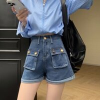 Quần Jean Nữ Hợp Thời Trang Mùa Hè Phiên Bản Hàn Quốc Slim-fit Patch Dạo Phố Quần Short Phù Hợp Với Quần Hợp Thời Trang Văn Học