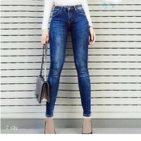 Quần Jean Nữ Lưng Cao Chất Liệu Đẹp ST1032