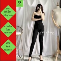 Quần jean nữ lưng cao co giãn Quần skinny jeans trơn dài basic 615