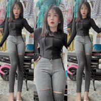 QUẦN JEAN NỮ LƯNG CAO