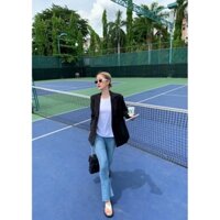 QUẦN JEAN NỮ ỐNG LOE LƯNG CAO DÁNG 9 TẤC VNXK⚡️QUẦN BÒ LOE CO DÃN CẠP SIÊU CAO_ TÚ SHOP