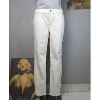 Quần jean nữ ống ôm lưng vừa xuất khẩu WH.BM