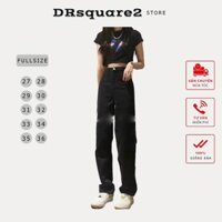 QUẦN JEAN NỮ ỐNG RỘNG, BAGGY, QUAN ỐNG SUÔNG, CẠP CAO MÀU ĐEN NỮ mã MK, unisex