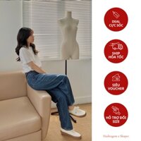 Quần JEAN nữ ống rộng, Quần BÒ nữ ống suông kiểu baggy ống đứng youngsee.89 ảnh thật