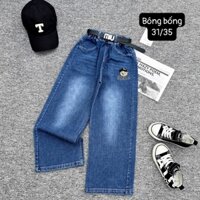 Quần jean nữ ống suông cho bé gái 25-40kg, quần jean siêu cá tính
