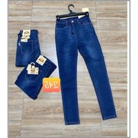 Quần jean nữ XANH VÂN lưng cao 245 T00T5
