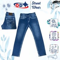 Quần jean Ông Địa J02 ⚡ GIÁ SỐC ⚡ Quần jean nam True Religion chất liệu dày dặn, form chuẩn lên dáng siêu đẹp