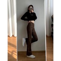 Quần jean ống loe dáng đứng