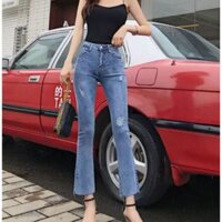 Quần jean ống loe nữ