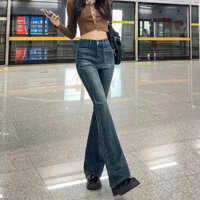 Quần jean ống loe túi trước☘️