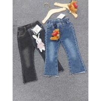 Quần jean ống pass bé gái lưng thun 675
