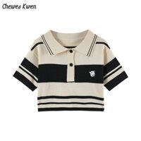 Quần jean ống rộng cao cổ điển có khóa giặt và khóa kéo cổ điển