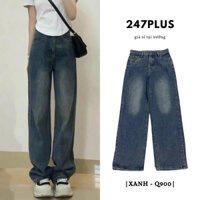 Quần Jean Ống Rộng lung cao 247plus - QuanjeanQ900_P0K43