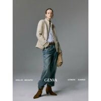 quần jean ống rộng Nine Denim King_100% cotton trắng cao cấp thiết kế trẻ trung hàng QC QCC562