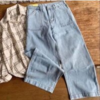 Quần jean ống suông