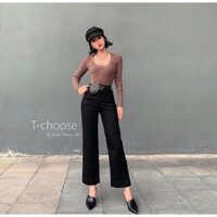 Quần jean ống suông