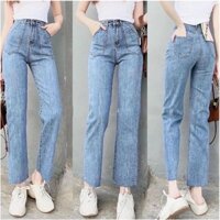 Quần jean ống suông