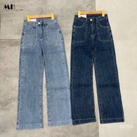 Quần jean ống suông