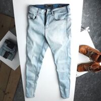 Quần Jean Ori form Skin(63) 1203-Xanh denim